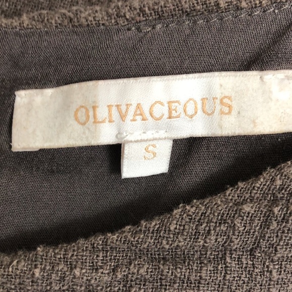 Olivaceous Ruffle Short Sleeve Textured Tiered Dress - Picture 7 of 8